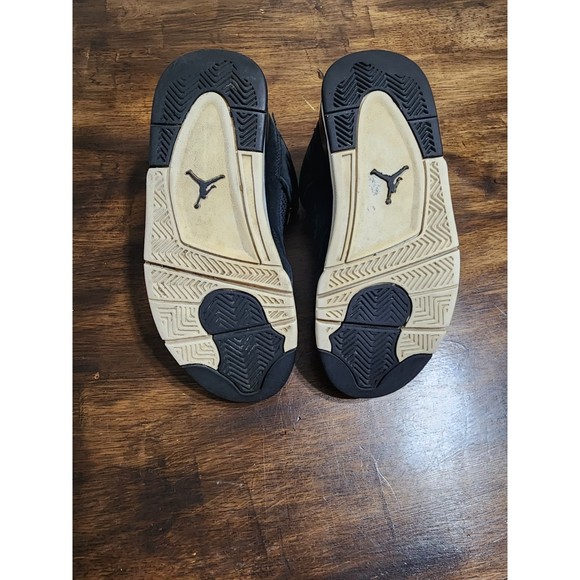 Nike Air Jordan 4 Retro GS Royalty Black Gold 408452-032 Size 4Y (Women's 5.5) - Picture 7 of 7